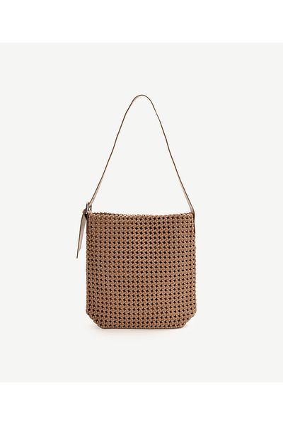 Yargıcı Braided Long Handle Shoulder Bag