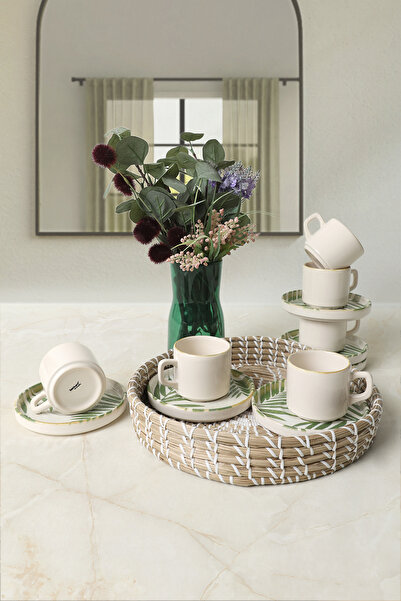 Keramika Forest Stackable Tea Set 12 Pieces for 6 People 23053-54