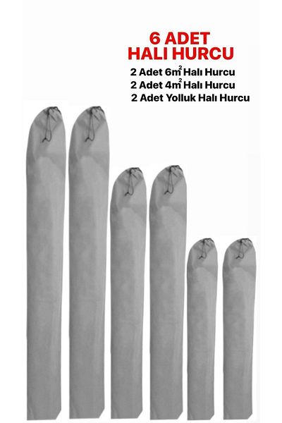 TURİNHOME 6 Pieces Carpet Pad, Carpet Cover, Carpet Packaging, Carpet Pad Interlining Fabric Tie Tie