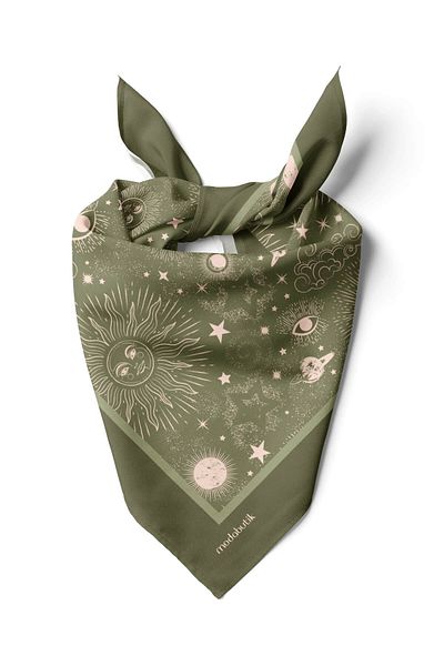 Modabutik Moon Patterned Bandana