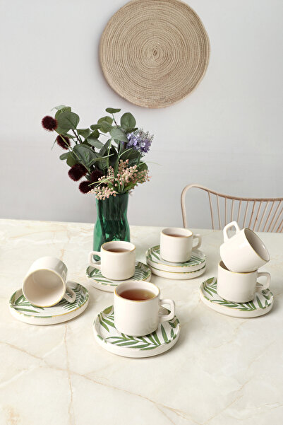 Keramika Forest Stackable Tea Set 12 Pieces for 6 People 23053-54