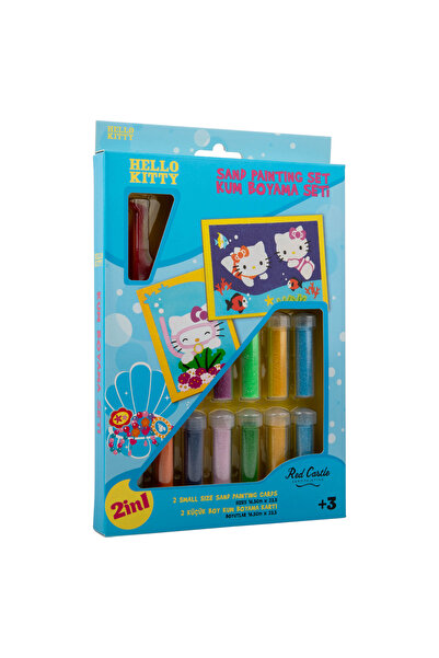 Red Castle Hello Kitty Dalgıç Temalı (2in1) Kum Boyama Seti |Dikkat ve Odak G...