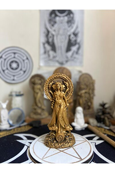 Markasız ucuz Hekate Üçlü Tanrıça Heykeli