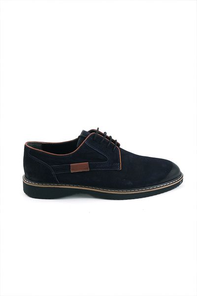 Morven Ανδρικά αθλητικά παπούτσια Navy Blue Seasonal Casual Nubuck