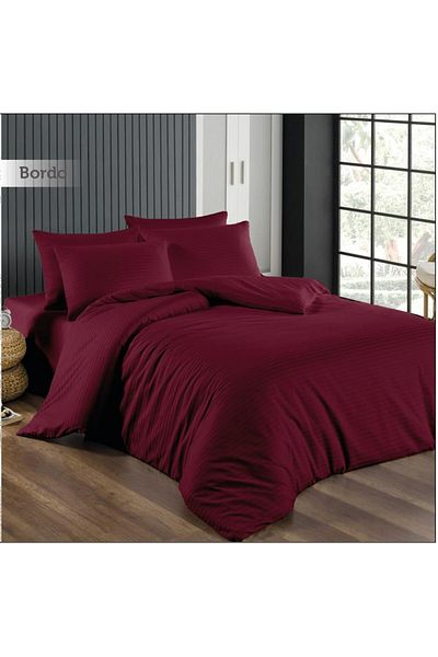 Roko Satin Double Duvet Cover Set