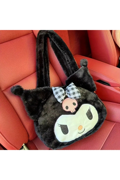 Mournbelle Kuromi Büyük Boy Peluş Çanta