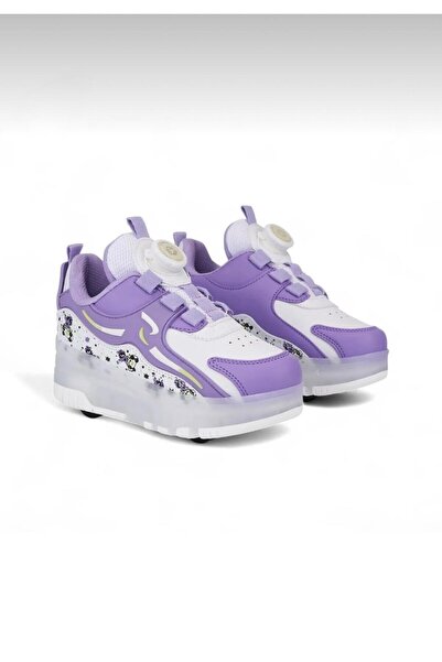 MAJHİ أحذية ذات 4 عجلات، أحذية تزلج لتقويم العظام، أحذية رياضية مضيئة للتزلج