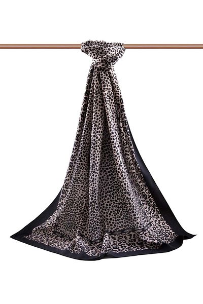 Vissona Γυναικείο σάλι πολυτελείας Medina Silk Mink-2