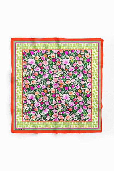 Modabutik Modern Crispy Floral Patterned Bandana
