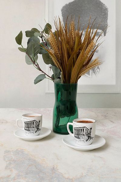 Keramika Magic Coffee Σετ 4 τεμαχίων για 2 άτομα Anıtkabir