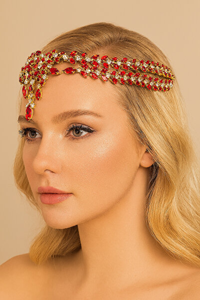 Kaftan Collection Kaftan Bindalli și accesoriu pentru păr - Design Alınlık