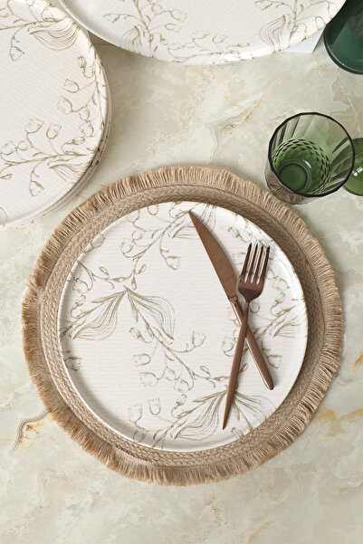 Keramika Softflora Nordic Service Plate 28 Cm 6 Pieces 22980