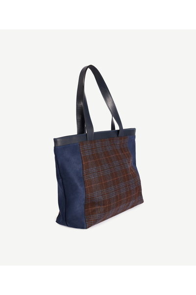 Yargıcı Suede Garnished Fabric Bag