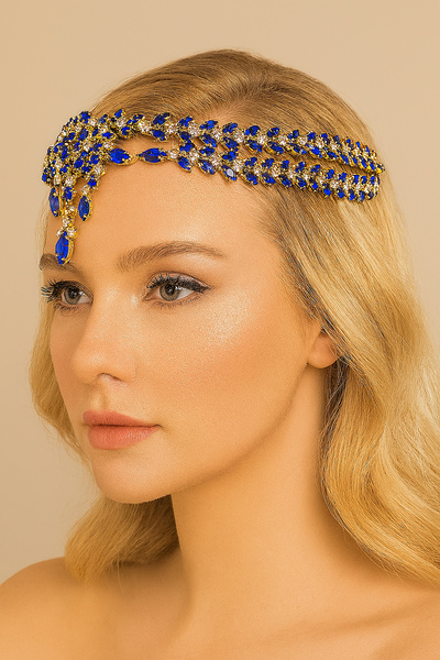 Kaftan Collection Kaftan Bindalli și accesoriu pentru păr - Design Alınlık