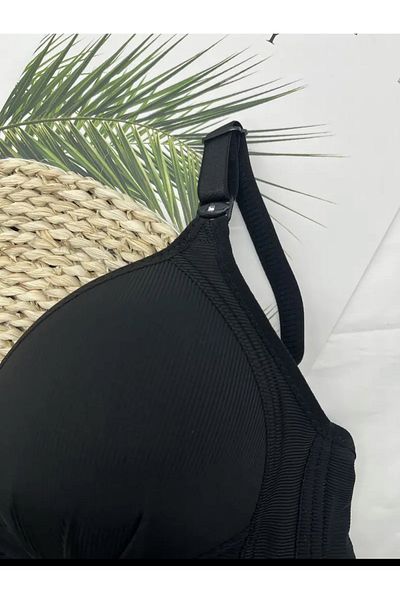 Magic Love Front Button Hollow Soft Textured Bra Without Underwire