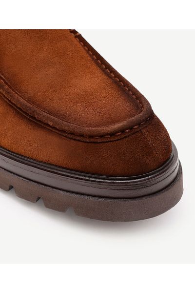 Yargıcı Retro Look Elastic Δερμάτινες Μπότες