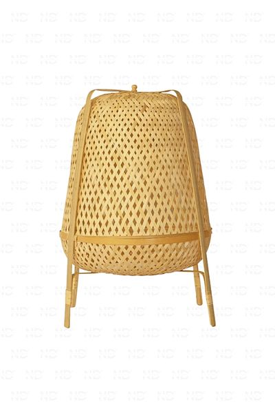 Naturel Home Knixhult Bohemian Bamboo Floor Lamp 66 cm - Scandinavian, Modern, Rattan, Lighting