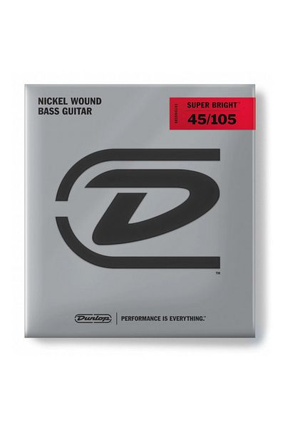 Jim Dunlop Dbsbn45105 Nickel 4 String Bass Guitar String (45-105)