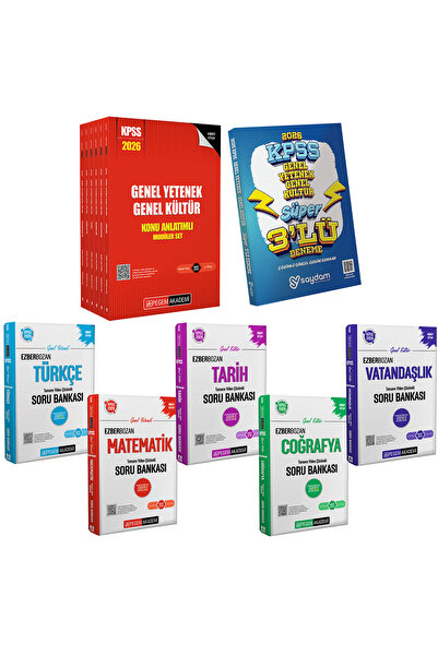 Pegem Akademi Yayıncılık 2026 Gygk Kpss Lisans Konu Anlatımı 6 Kitap-tüm Ders...