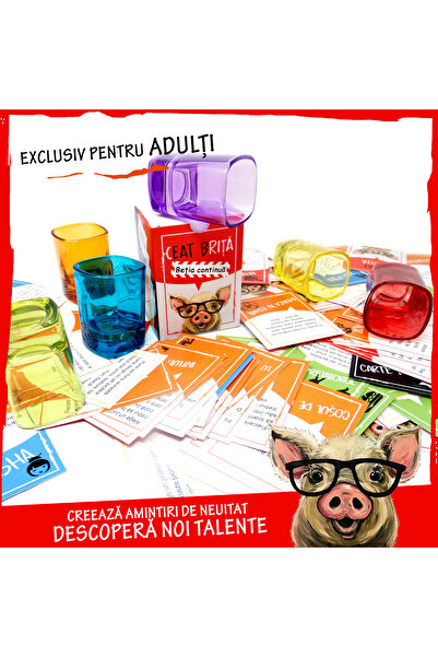 Legendary Gifts Ceat Brita - Betia Continua, Παιχνίδι με κάρτες για πάρτι. Ρουμανική γλώσσα