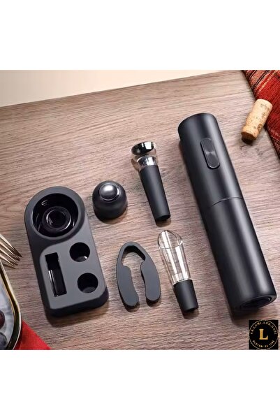 CR LUMI AND GABI Electric Wine Opener Set 6-in-1 with Accessories