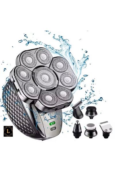 CR LUMI AND GABI Electric Shaver, Professional 6-in-1 Waterproof IPX6