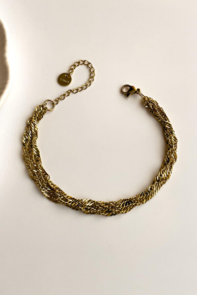 Radino Collection سوار سلسلة ستانلس ستيل سنغافورة 17+5 سم