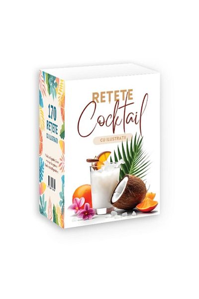 Legendary Gifts Cartonase cu 170 de retete ilustrate si detaliate cu cocktailuri