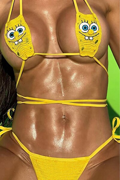 Bikini Mayokini Dünyası Μπικίνι Σάντερμπομπ - Κίτρινο