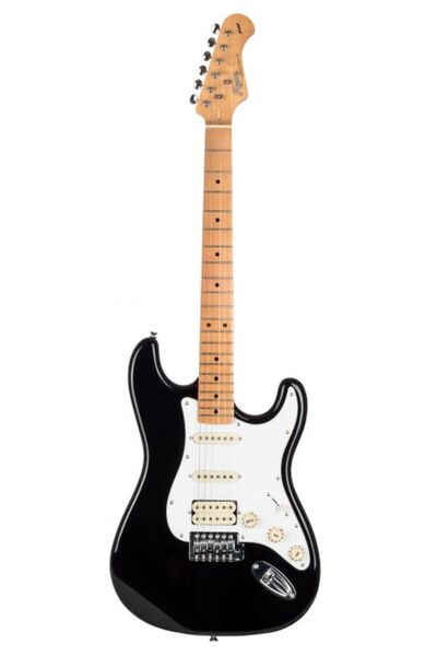 KOZMOS KST-57HSS-GMN-BK 57 HSS Akçaağaç Klavye Siyah Elektro Gitar