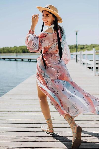 Bikini Mayokini Dünyası Julia Beachdress - Ροζ