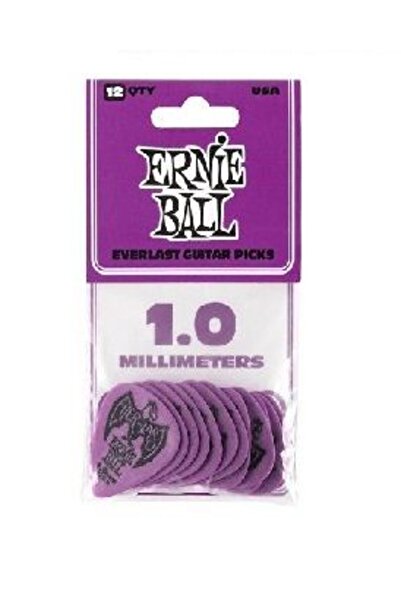 Ernie Ball P09193 Everlast Mor 1.0 mm 12li Paket Pena