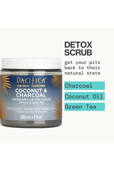 Pacifica Beauty Coconut and Charcoal, Vegan & Cruelty Free, 7 Oz