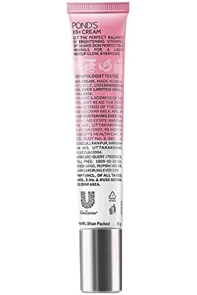 GENERIC4 POND'S BB+ Cream, Instant Spot Coverage + Light Makeup Glow, Light, 18 g