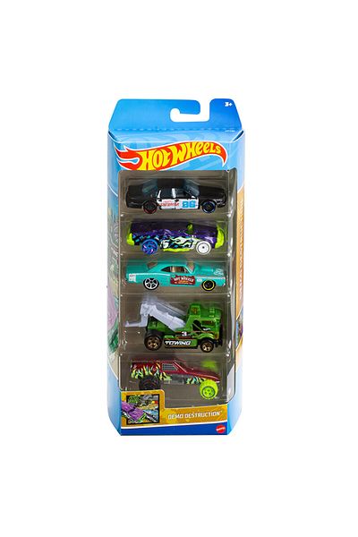 MATMEL Five Car Set Assorted