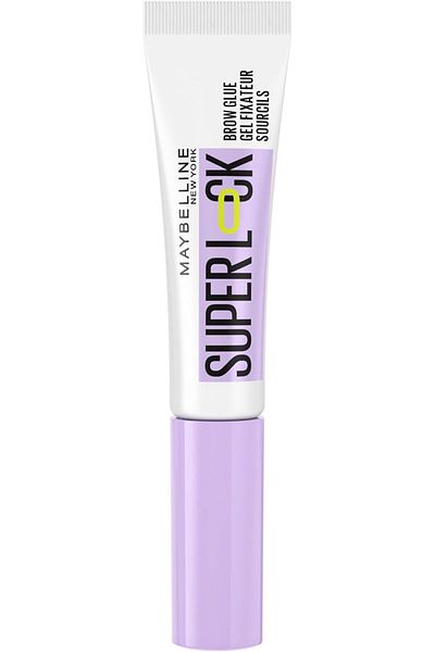 Maybelline New York Maybelline New York, Super Lock Brow Glue Eyebrow Gel, Lightweight Brow Gel for Up To 24HR Hold, Cle