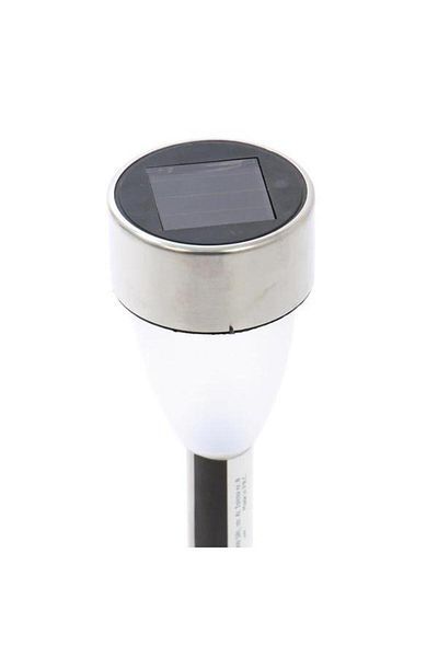 OEM Set 10+2 Cadou Lampi Solare LED Gradina Inox Gri H37cm, Exterior, Lumina Rece, Fara Fire,