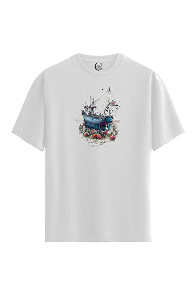 Color Luxe Men/Unisex White 100% Cotton Relaxed Fit Crew Neck Breathe Custom ...