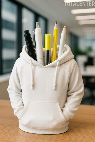 TUTACENTER Minimalist Sweatshirt Unique Modern Pen Holder (for Pens, Markers,...