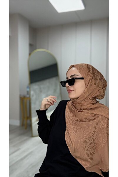 ipekevi Leopar Desenli Şal 4370 Tarçın