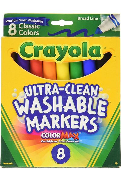Crayola Broad Point Washable Markers - Pack of 5