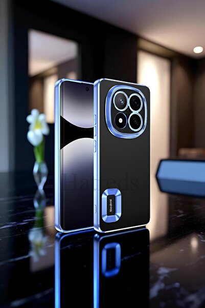 Hatreds Xiaomi Redmi Note 14 Pro 4G Kılıf Kamera Korumalı Logo Gösteren Omega...