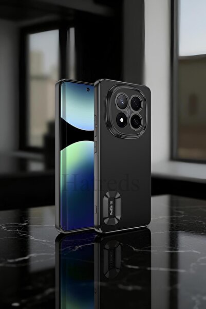 Hatreds Xiaomi Redmi Note 14 Pro Plus Kılıf Kamera Korumalı Logo Gösteren Ome...