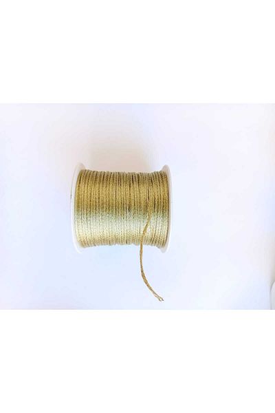 Eskişehir hobi sanat 1.2 mm 80 Meters Silvery Gold Gold Monofilament String for Bundling Gift Packaging String