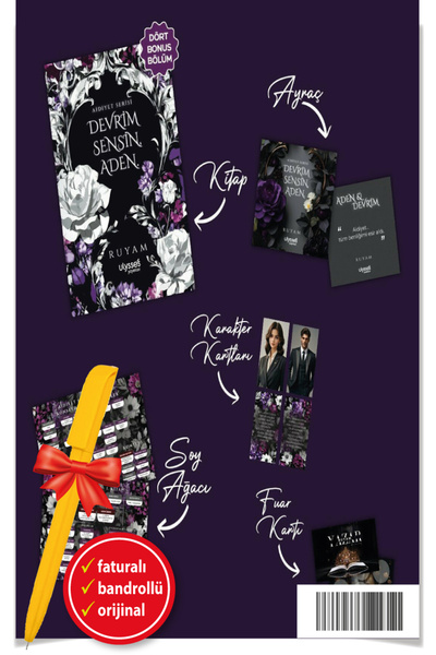 ULYSSES YAYINLARI Alfa Kalem+ Devrim Sensin Aden (Ruyam)-YENİ ULYSSES Kitap