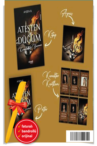 ULYSSES YAYINLARI Alfa Kalem+ Ateşten Düğüm: Karanlıktaki Yasemin (Ayşen B.)-...
