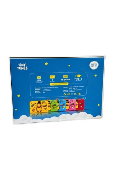 Generic BABY 704 Smart Kids Tablet 8GBRAM and TF 512GB WIFI