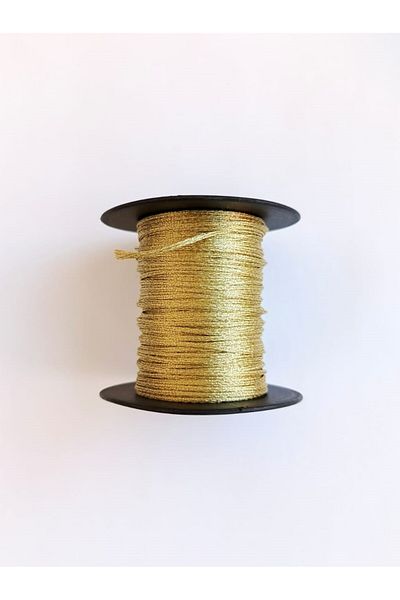 Eskişehir hobi sanat 1.2 mm 30 Meters Silvery Gold Gold Monofilament String for Bundling Gift Packaging String
