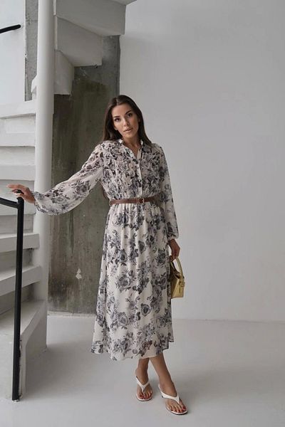 VİVALETTA Black Piping Detailed Dress