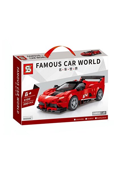 famous Race Car Construction Set, 330 Pieces